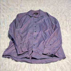 Kenneth Cole Lavender Button-Up Shirt